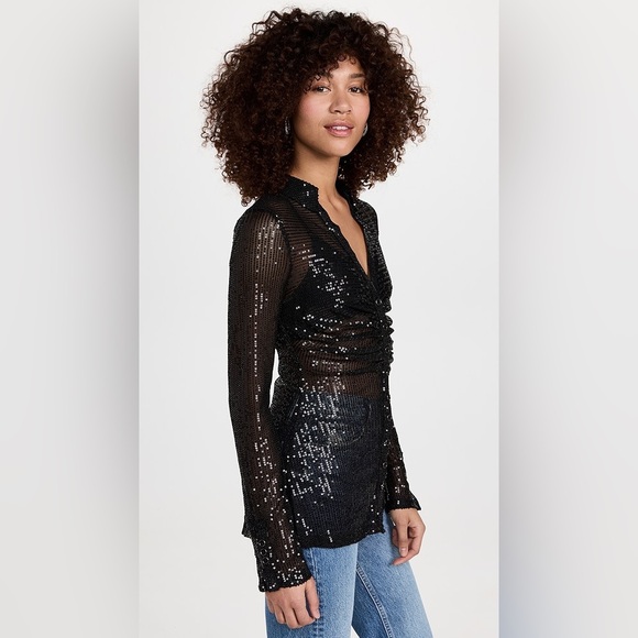 𝓯𝓹 Free People ~ Sequin Shirtee - Picture 6 of 16